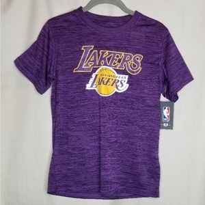 NWT Los Angeles Lakers purple logo shirt